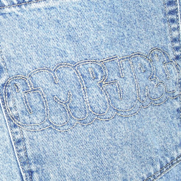 Empyre Ultra Loose Fit Colby Light Wash Skate Baggy Jeans Sz 34 Y2K Vintage SK8R - Picture 11 of 11